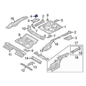 Mazda OE - Floor Jack Bracket