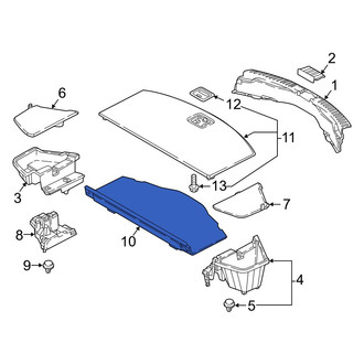 Mazda OE - Rear Floor Cover Panel