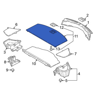 Mazda OE - Rear Spare Tire Compartment Cover