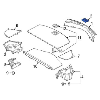 Mazda OE - Liftgate Trim Scuff Plate Cap