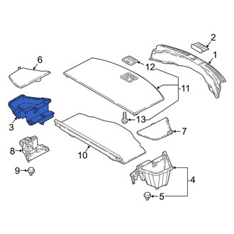 Mazda OE - Rear Right Floor Storage Compartment