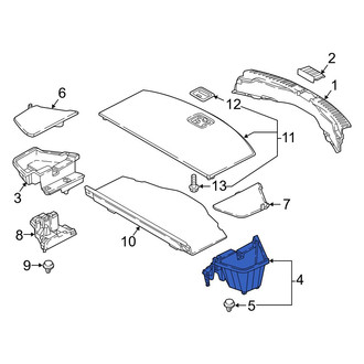 Mazda OE - Rear Left Floor Storage Compartment