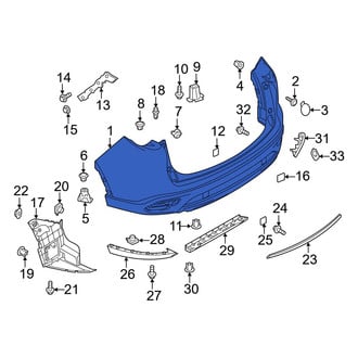 Mazda OE - Rear Bumper Cover