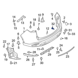 Mazda OE - Reflector Panel Screw