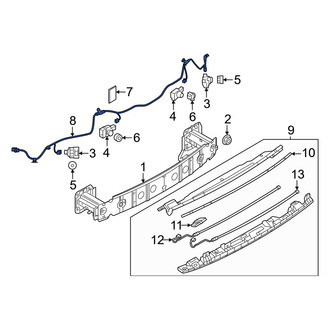 Mazda OE - Rear Parking Aid System Wiring Harness