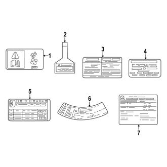 Mazda OE - Information Labels - Labels