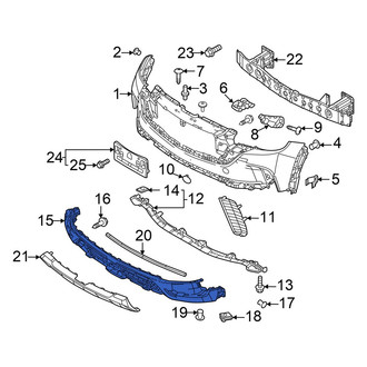 Mazda OE - Front Lower Bumper Cover