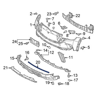 Mazda OE - Bumper Seal