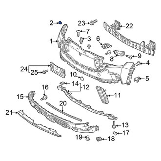 Mazda OE - Bumper Cover Retainer
