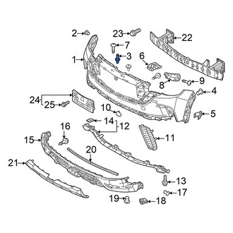 Mazda OE - Bumper Cover Retainer
