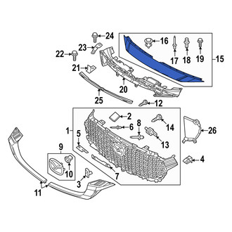 Mazda OE - Rear Left Bumper Cover Spacer Panel