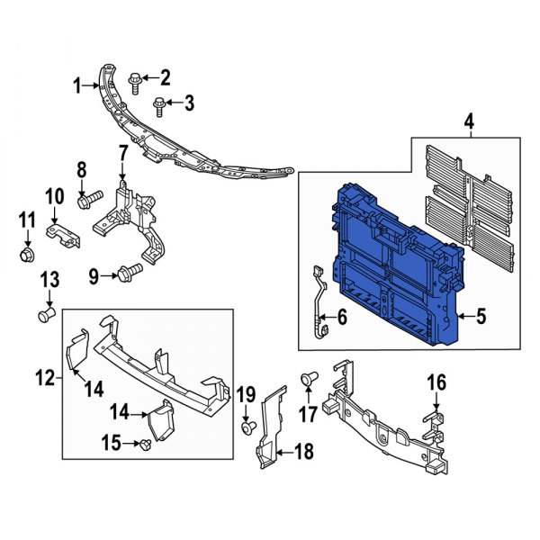 Engine Cooling Fan Shroud