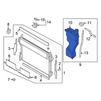 Mazda OE - Front Engine Coolant Reservoir