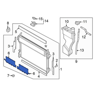 Mazda OE - Front Left Stone Deflector
