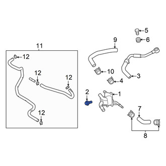 Mazda OE - Automatic Transmission Oil Cooler Bolt