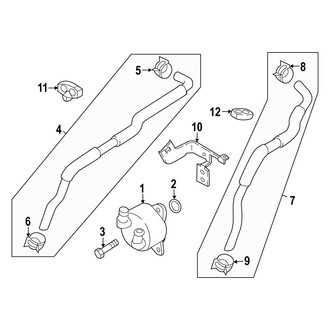 Mazda OE - Cooling - Trans Oil Cooler (M Engine VIN Character)