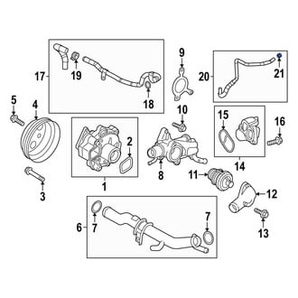 Mazda OE - Inner HVAC Heater Hose Clamp