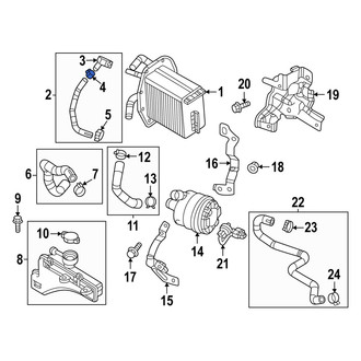 Mazda OE - Upper Intercooler Hose Clamp