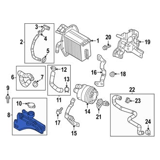 Mazda OE - Turbocharger Coolant Reservoir