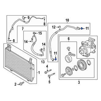 Mazda OE - A/C Evaporator Core O-Ring