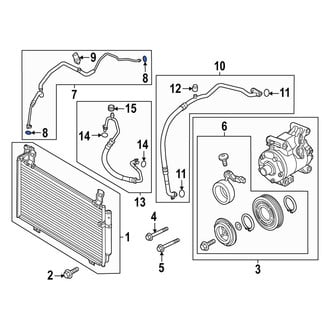 Mazda OE - A/C Evaporator Core O-Ring