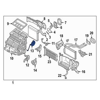 Mazda OE - HVAC Recirculation Door Actuator Link