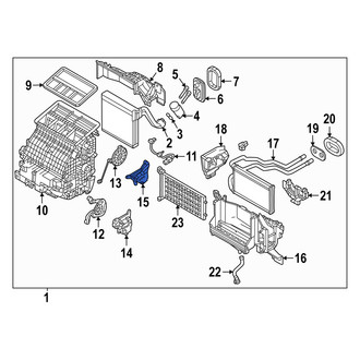 Mazda OE - HVAC Defrost Mode Door Actuator