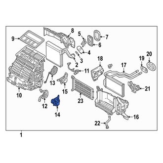 Mazda OE - HVAC Blend Door Actuator
