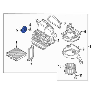 Mazda OE - HVAC Air Adjustment Control Motor