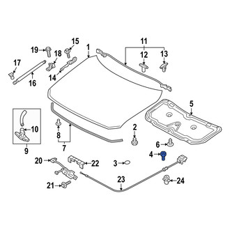 Mazda OE - Front Hood Stop Buffer