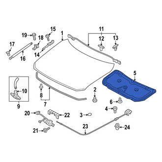 Mazda OE - Front Hood Insulation Pad