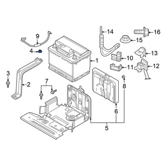 Mazda OE - Battery Hold Down Bolt