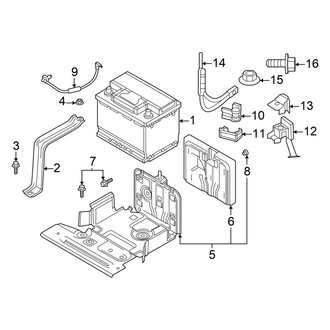 Mazda OE - Electrical - Battery (Conventional), (Hybrid Preferred / Hybrid Premium / Hybrid Premium Plus)
