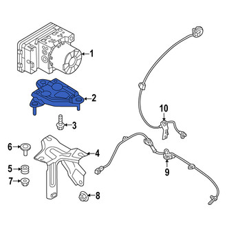 Mazda OE - Upper ABS Modulator Bracket