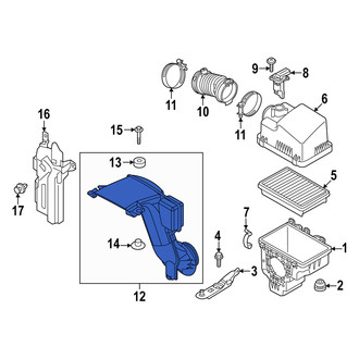 Mazda OE - Front Engine Air Intake Hose