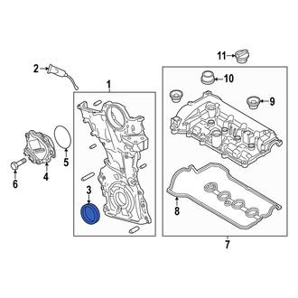 Mazda OE - Rear Engine Crankshaft Seal