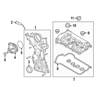 Mazda OE - Engine / Transaxle - Valve & Timing Covers