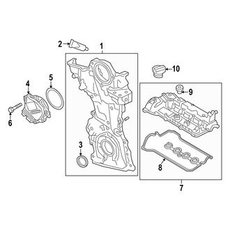 Mazda OE - Engine / Transaxle - Valve & Timing Covers