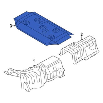 Mazda OE - Rear Floor Pan Heat Shield