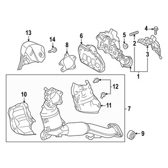Mazda OE - Exhaust System - Manifold