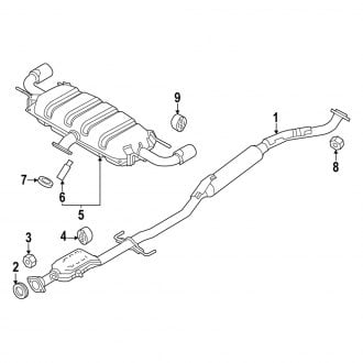 2023 Mazda CX-50 Exhaust - Manifolds, Mufflers, Clamps | CARiD