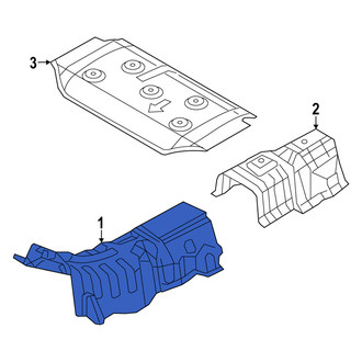 Mazda OE - Front Floor Pan Heat Shield