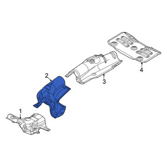 Mazda OE - Center Front Floor Pan Heat Shield