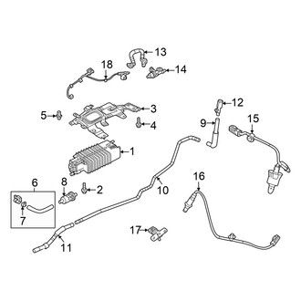 Mazda OE - Emission System - Emission Components (Vapor Canister)