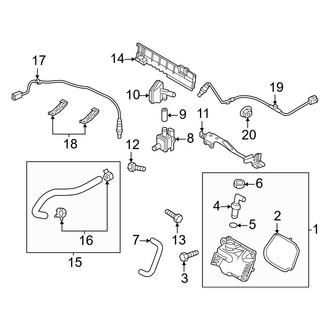 Mazda OE - Emission System - Emission Components (Engine Compartment)