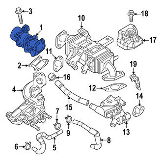 Mazda OE - Exhaust Gas Recirculation (EGR) Valve