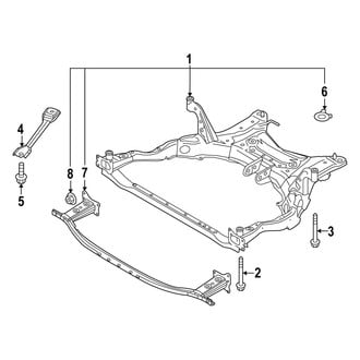 Mazda OE - Front Suspension - Suspension Mounting