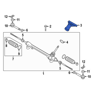 Mazda OE - Front Steering Coupling Boot