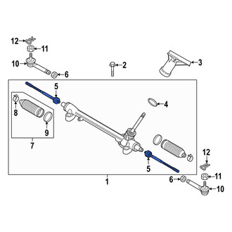 Mazda OE - Outer Steering Tie Rod End