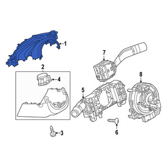 Mazda OE - Upper Steering Column Cover